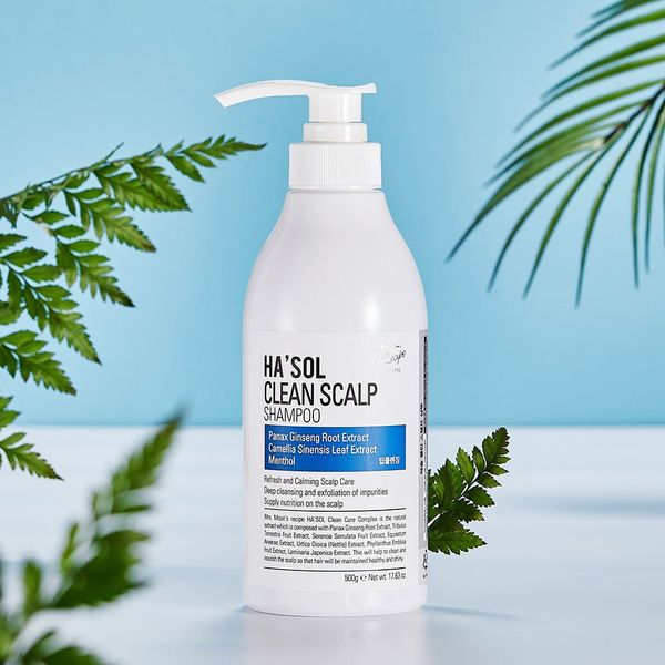  Dầu gội Ha’sol Clean Scalp Shampoo (MÀU XANH) - 500ml 