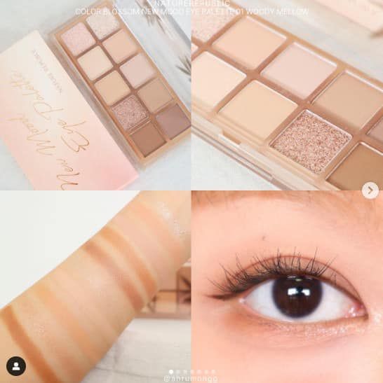  Bảng Phấn Mắt Color Blossom New Mood (#01 Woody Mellow) 
