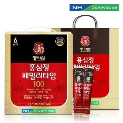  Cao hồng sâm Family Time 100 Hộp 10g x 100 gói 