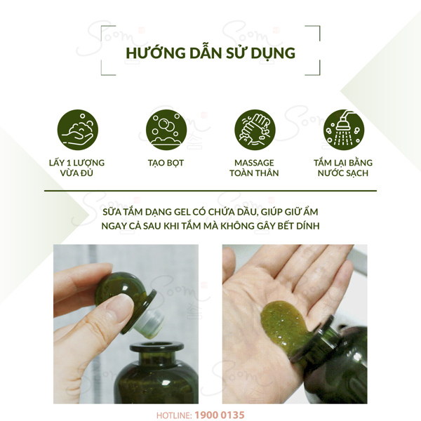  Sữa tắm tinh dầu Amber Lily - BLANBLVN - 200ml 