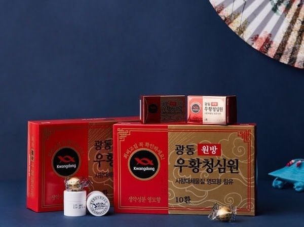 An Cung Kwangdong - vàng đỏ - hộp 10 viên 