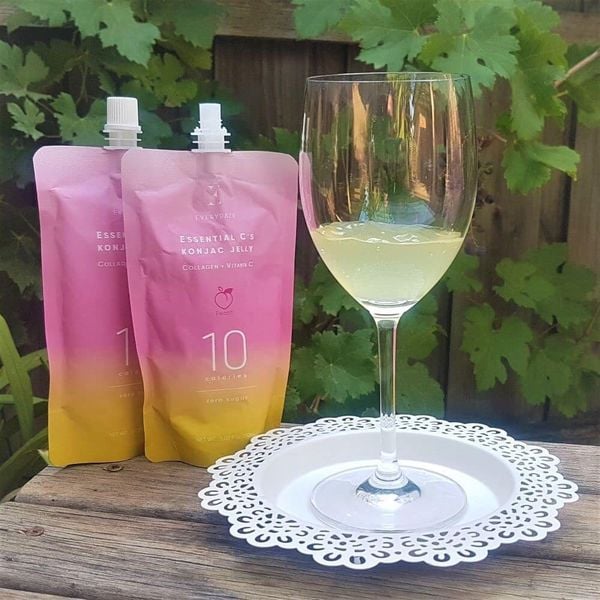  Thạch konjac vị đào 10 calories 0 sugar bổ sung collagen+ vitamin Everydaze 150 ml 