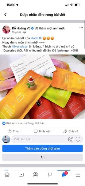  Thạch konjac vị Nho Xanh 10 calories 0 sugar bổ sung collagen+ vitamin Everydaze 150 ml 