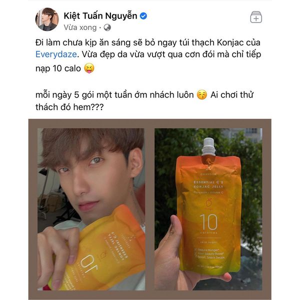  Thạch konjac vị Nho Xanh 10 calories 0 sugar bổ sung collagen+ vitamin Everydaze 150 ml 