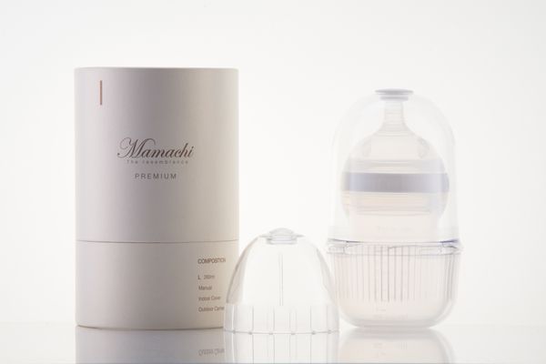  Bình sữa silicone Mamachi dòng Premium 260 ml- xanh blue 