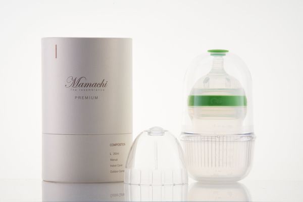  Bình sữa silicone Mamachi dòng Premium 260 ml- xanh blue 