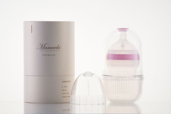  Bình sữa silicone Mamachi dòng Premium 260 ml- xanh blue 