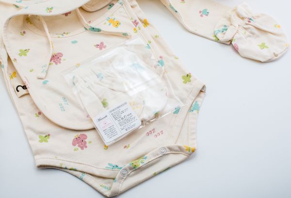  Set quần áo organic cho trẻ sơ sinh Mamachi- 5 sản phẩm 