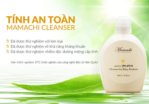  Nước rửa rau củ và đồ dùng cho bé Mamachi 500ml 