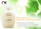  Nước rửa rau củ và đồ dùng cho bé Mamachi 500ml 