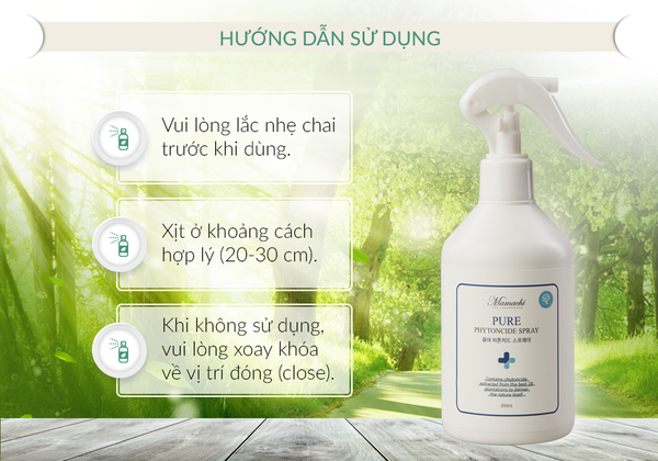  Nước Phytoncide nguyên chất thanh lọc làm sạch không khí, đồ dùng (Pure Phytoncide) 50 ml 