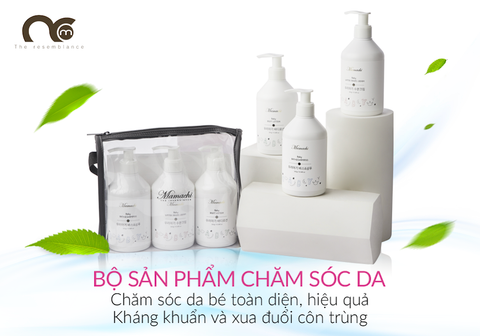  Bộ 3 sản phẩm 300gr - chăm sóc da Mamachi - kèm túi zip 