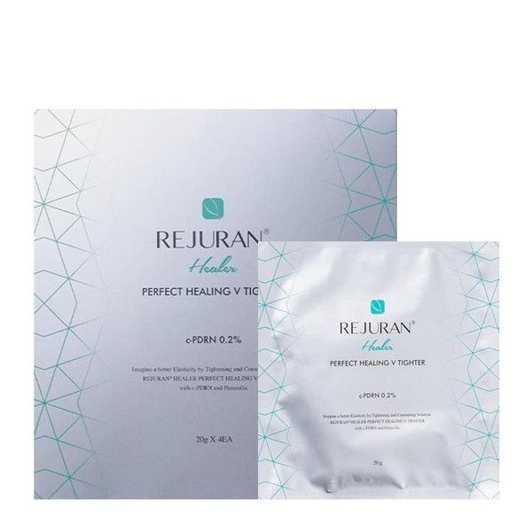  REJURAN - mặt nạ nâng cơ cho mặt & cổ . Perfect Healing V Tighter c-PDRN 0.2% 