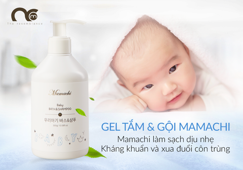  Gel tắm và gội Mamachi 300ml 