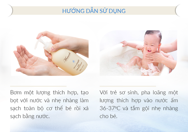  Gel tắm và gội Mamachi 300ml 