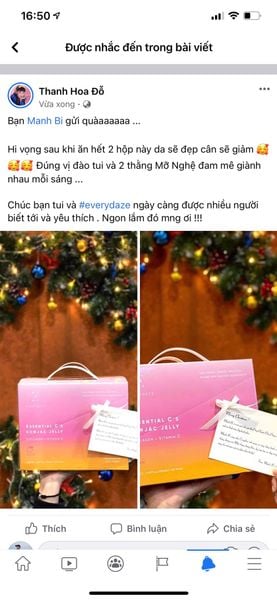  Thạch konjac vị đào 10 calories 0 sugar bổ sung collagen+ vitamin Everydaze 150 ml 