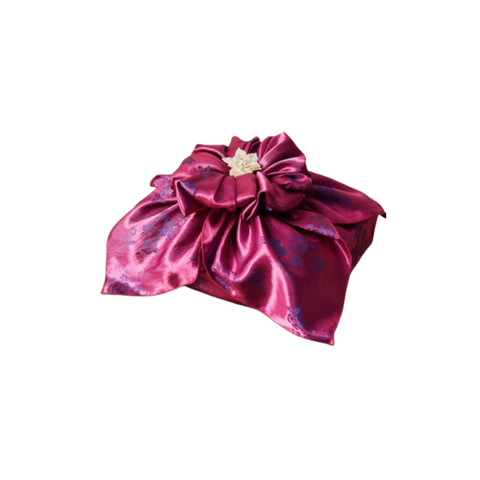  Vải gấm hoa 2 màu - size 110x110 (cm) 