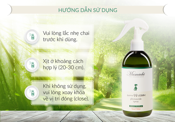  Nước Phytoncide tươi thanh lọc & làm sạch không khí, đồ dùng (Special Edition) đủ size 