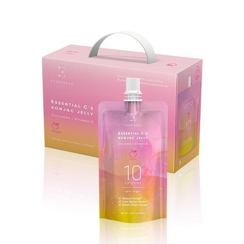 Thạch konjac vị đào 10 calories 0 sugar bổ sung collagen+ vitamin Everydaze 150 ml 