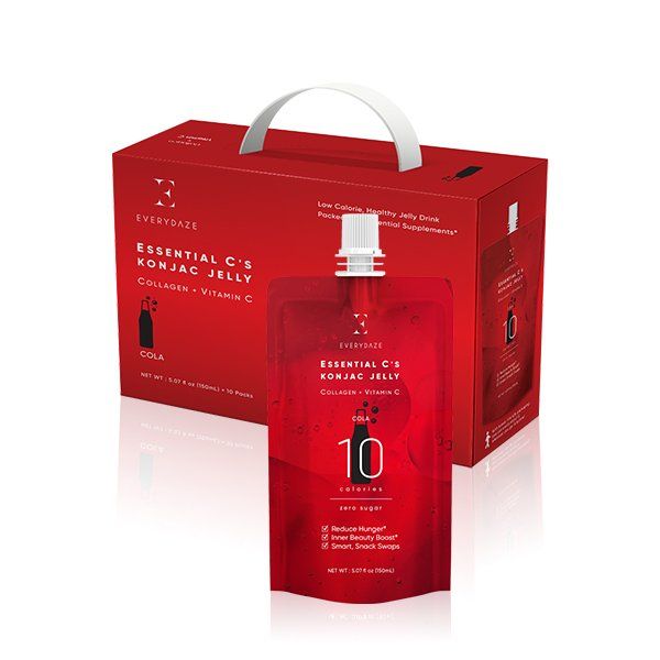  Thạch konjac vị Cola 10 calories 0 sugar bổ sung collagen+ vitamin Everydaze 150 ml 