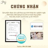  Nước ép cao tần lê & hoa cát cánh, hồng sâm (hộp 30 túi * 90ml) 