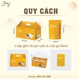  Nước ép cao tần lê & hoa cát cánh, hồng sâm (hộp 30 túi * 90ml) 
