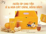  Nước ép cao tần lê & hoa cát cánh, hồng sâm (hộp 30 túi * 90ml) 