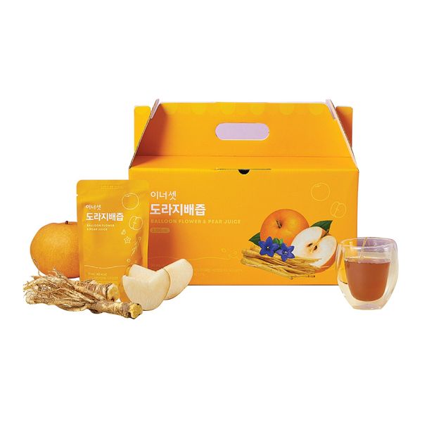  Nước ép cao tần lê & hoa cát cánh, hồng sâm (hộp 30 túi * 90ml) 