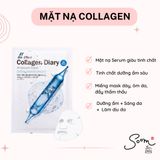  Mặt nạ BIA Effect Collagen Diary - màu xanh dương (miếng) 