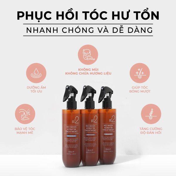  Xịt tóc Keratin 250ml - No Wash Keratin Treatment 