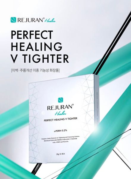  REJURAN - mặt nạ nâng cơ cho mặt & cổ . Perfect Healing V Tighter c-PDRN 0.2% 