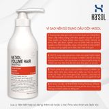  HA'SOL - Dầu gội Volume Hair Shampoo (MÀU CAM) - 500ml 