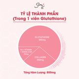  Viên uống Glutathione + Collagen (hàm lượng 800mg) 