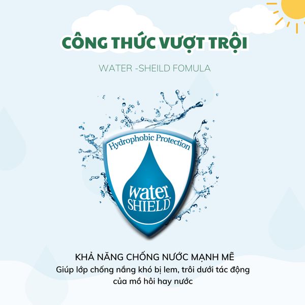  Kem chống nắng trẻ em dạng thanh lăn SPF50+/ PA ++++ Power Shield Sun Stick (14g) 
