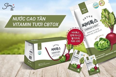  JISUNGFOOD - Nước ép cao tần CBTOX bắp cải & củ dền đỏ 