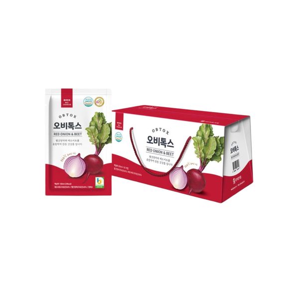 JISUNGFOOD - Nước ép cao tần OBTOX củ dền đỏ & hành tây đỏ 
