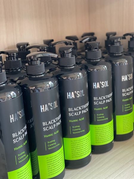  HA'SOL - Ủ da đầu Black Therapy Scalp Pack - Humic Acid (900g) 