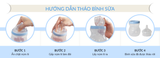  Bình sữa silicone Mamachi dòng Premium 160 ml- xanh blue 