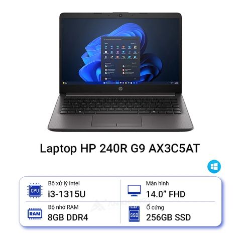 LAPTOP HP 240R G9 AX3C5AT