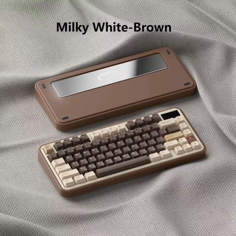 TN75s R3 Keyboard Kit - Milky White-Brown (Option 3)