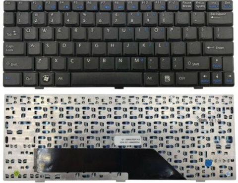 Bàn phím dùng cho laptop MSI U100 Màu đen