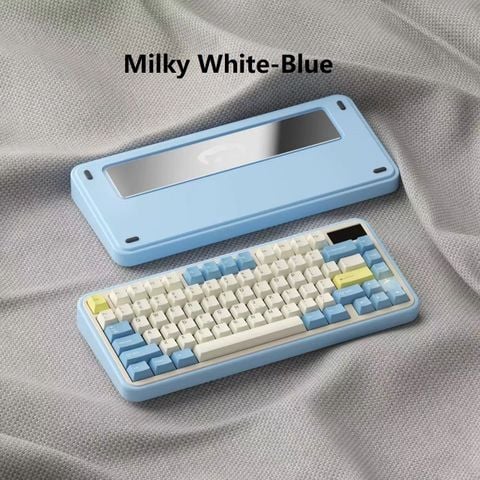TN75s R3 Keyboard Kit - Milky White-Blue (Option 3)