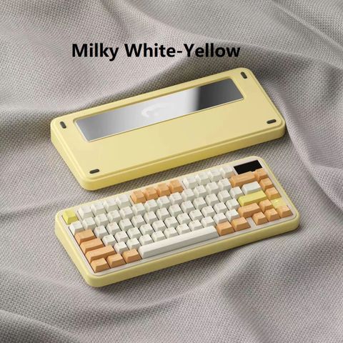 TN75s R3 Keyboard Kit - Milky White-Yellow (Option 3)