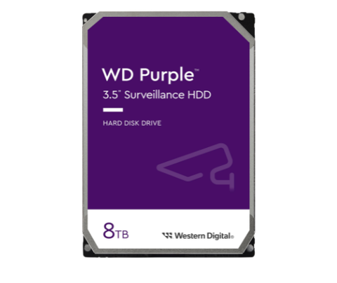 Ổ Cứng HDD Western Purple 8TB TÍM (WD85PURZ) 3.5 Chính Hãng
