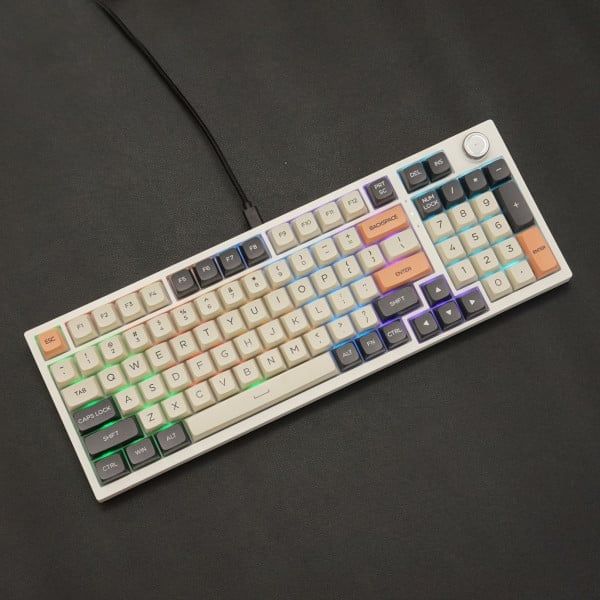 Bàn Phím Cơ ASESTEK AK98 Grey White Red Switch