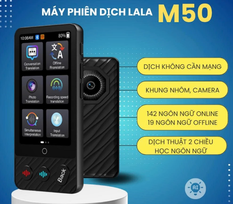 Máy Phiên Dịch Đa Ngôn Ngữ Thông Minh M50
