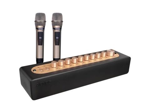 Vang số chỉnh cơ Acnos Mi30S V2 (Bluetooth & Micro, DSP, DAC 24bit, kết nối FM ô tô hát karaoke)