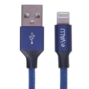 Cáp Lightning 2m eValu LTL-04 Xanh Navi