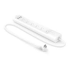 Kasa Smart Wi-Fi Power Strip, 6-Outlets  |  HS300