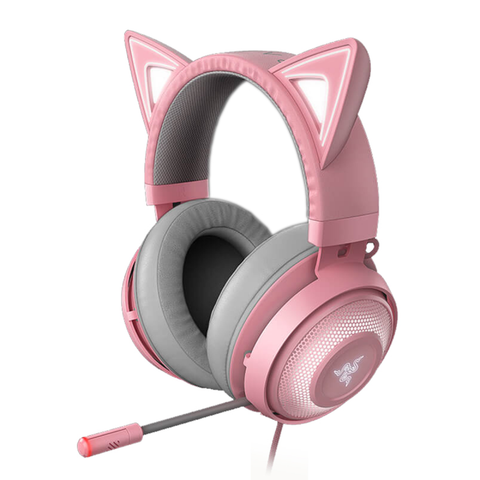 Tai nghe Razer Kraken Kitty Chroma USB - Quartz | Có dây